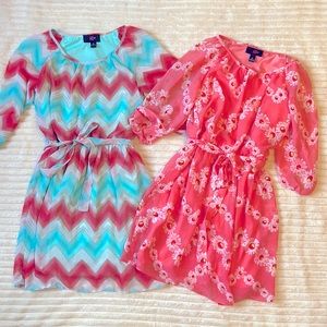 2 IzByer Girl dresses.  Size 14.  Excellent condition.